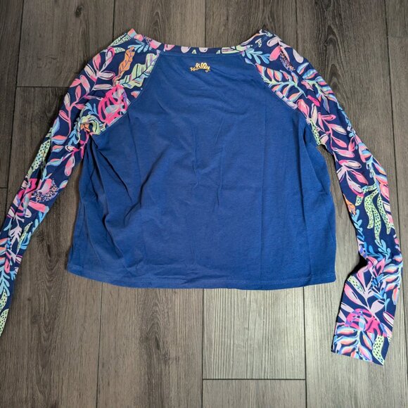 Lilly Pulitzer Tops - Lilly Pulitzer Finn Top Oyster Bay Navy Women's Small    NWOT